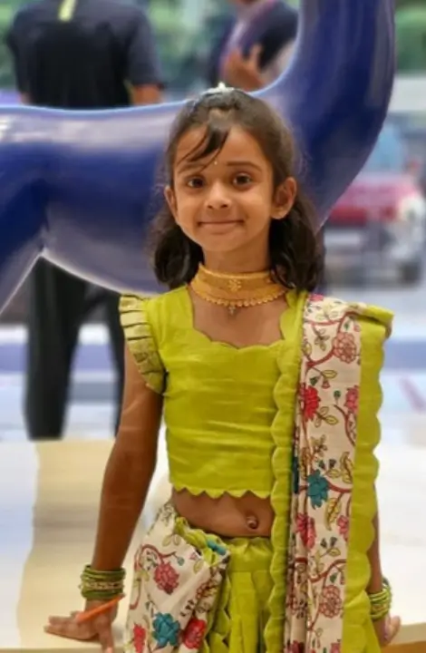 Children participating in ramp walk activity
