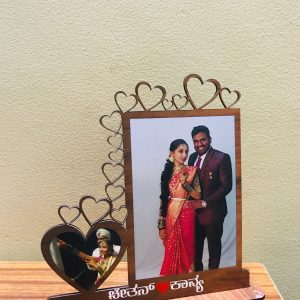 custom acrylic photo frame of a couple
