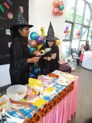 instructors in wizard costume
